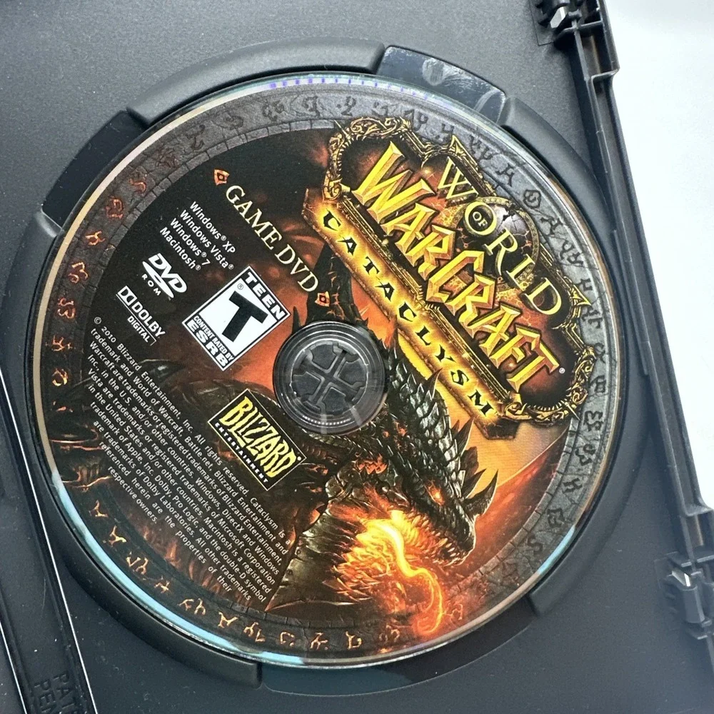 World of Warcraft Cataclysm PC Game DVD -ROM Expansion Set 2010